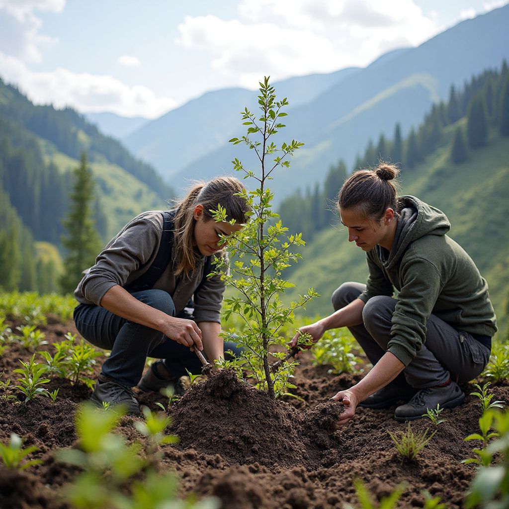 Forest restoration project